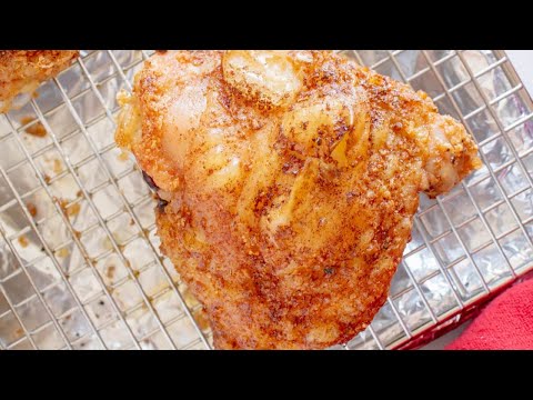 Perfect Crispy Chicken Thighs Without Deep Frying