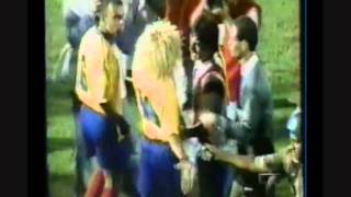 Chilavert golpea a Asprilla Paraguay 2 vs 1 Colombia 1997