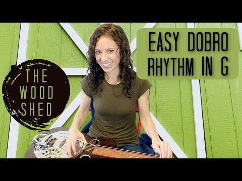 Beginner DOBRO Rhythm LESSON - G blues Darlin Corey