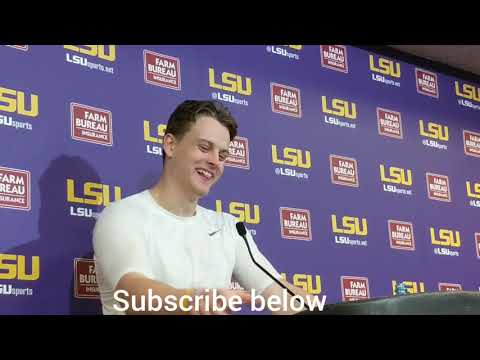 Postgame Video: "There's Nothing Like Saturday Night In Death Valley," Joe Burrow Says
