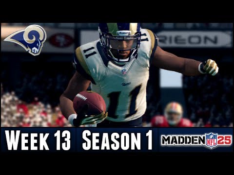 Madden 25 Rams Connected Franchise - Week 13 @ 49ers - Big Division Battle - Season 1