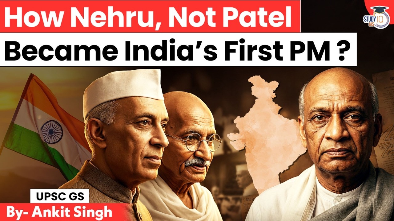 Why Sardar Patel Didn’t Become India’s First PM? | JL Nehru | Mahatma Gandhi | By Ankit Singh