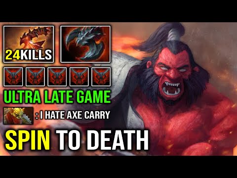 Ultimate Late Game Berserker Axe | Spin Until Death with Overwhelming Blink + Satanic EZ GG DotA 2