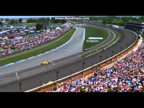 2015 Indy 500 Lap 1 Big Crash