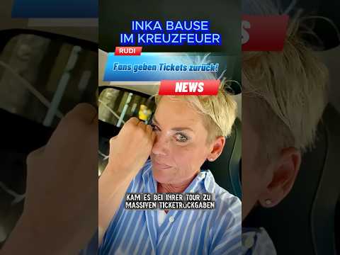 Inka Bause im Kreuzfeuer: Ticketrückgaben nach Klartext-Ansage  #politik #inkabause #nachrichten