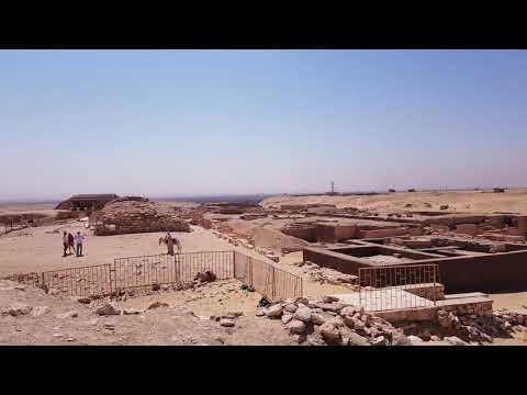 Saqqara, 360 graus com vista para a primeira pirâmide (de Djoser)