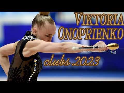 Viktoria Onoprienko clubs 2023 || music for rhythmic gymnastics