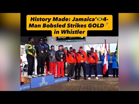 Jamaica Wins Historic Gold In Four-Man Bobsleigh At North America Cup