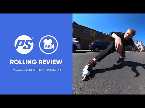 Powerslide NEXT Black White 90 - Rolling Review
