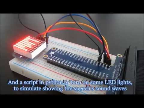 DIY - Set up and configure Adafruit's Mini 8X8 LED Matrix with a Raspberry Pi