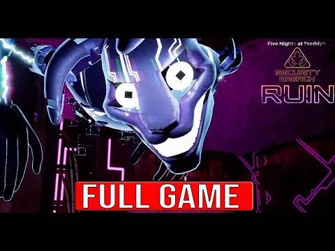 FIVE NIGHTS AT FREDDY'S SECURITY BREACH RUIN DLC Full Gameplay Walkthrough - No Commentary (#FNAF)