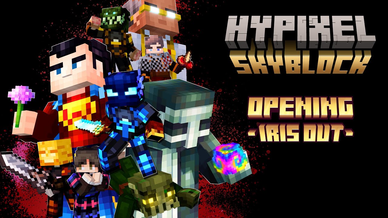 Iris Out but it's Hypixel Skyblock