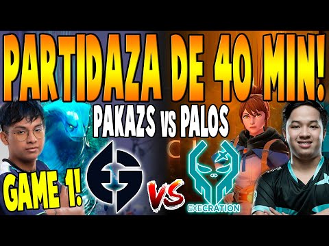 EG vs EXECRATION [GAME 1] BO2 - Partidaza de 40 Min! "PAKAZS vs PALOS" - LIMA MAJOR 2023 DOTA 2