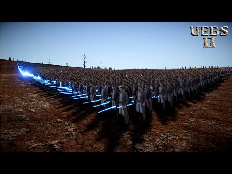 120,000 LASER KNIGHTS vs 3,000,000 ROMAN GENERALS | Ultimate Epic Battle Simulator 2 | UEBS 2