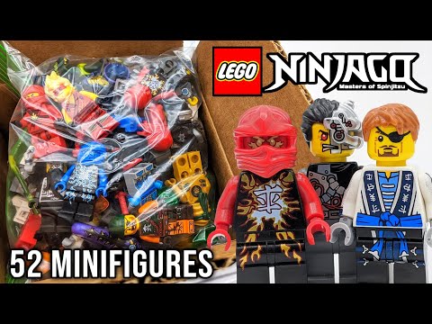 Expensive LEGO Mystery Box with 52 RARE Ninjago Minifigures! (Unboxing)