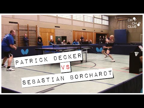 Patrick Decker vs. Sebastian Borchardt (TTS Borsum X Füchse Berlin | Regionalliga Tischtennis 2019)