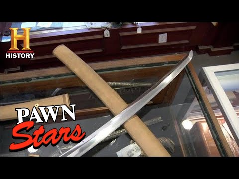 Pawn Stars: EXPENSIVE TRADE for a Vintage Samurai Sword (Season 8) | History