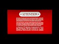 MPAA Rating FBI Anti Piracy Warning Warning Attention And The Views Expressed Screen