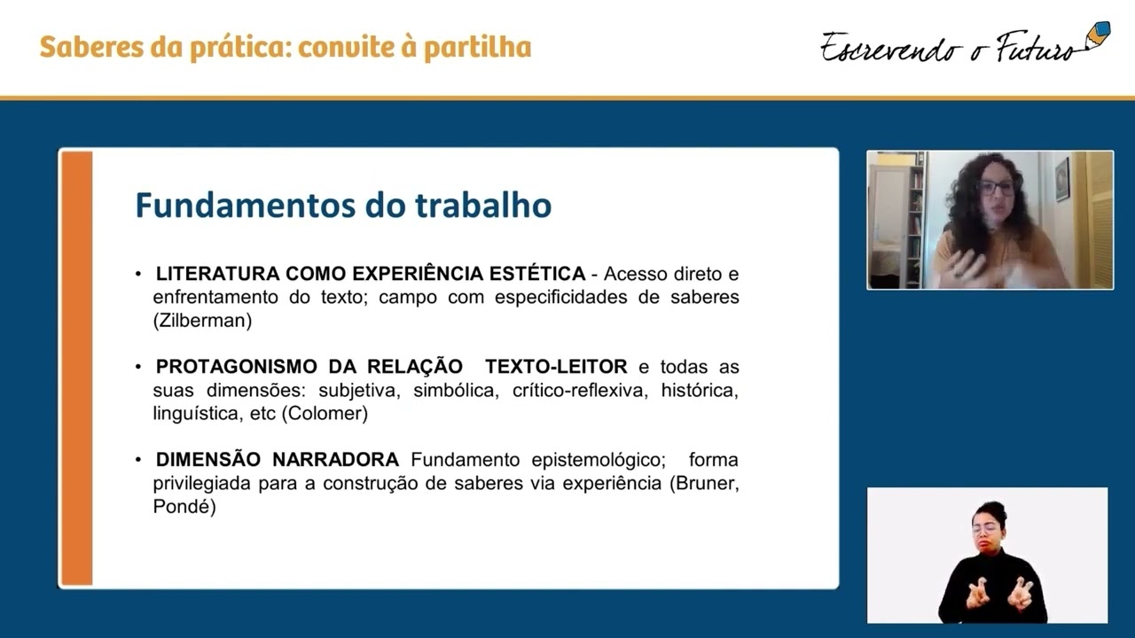 Palestra - Maria Coelho: Reflexões em torno de práticas autorais de leitura e escrita