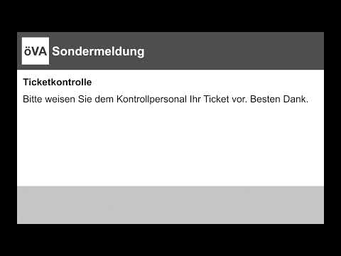 PostAuto Graubünden Sonderansage • Ticketkontrolle
