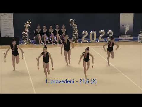 Mistrovství České republiky ve společných skladbách juniorek 2023: 1. - 6. místo