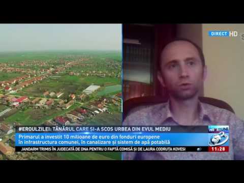 Primarul Alin Nica,  tânărul care şi-a scos urbea din evul mediu