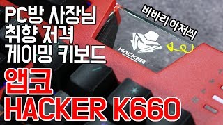 앱코 HACKER K660 ARC 프리미엄 카일 광축 완전방수 레인보우 LED (레드, 리니어)_동영상_이미지