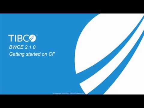 BusinessWorks™ Container Edition: Getting Started in a Cloud Foundry Environment