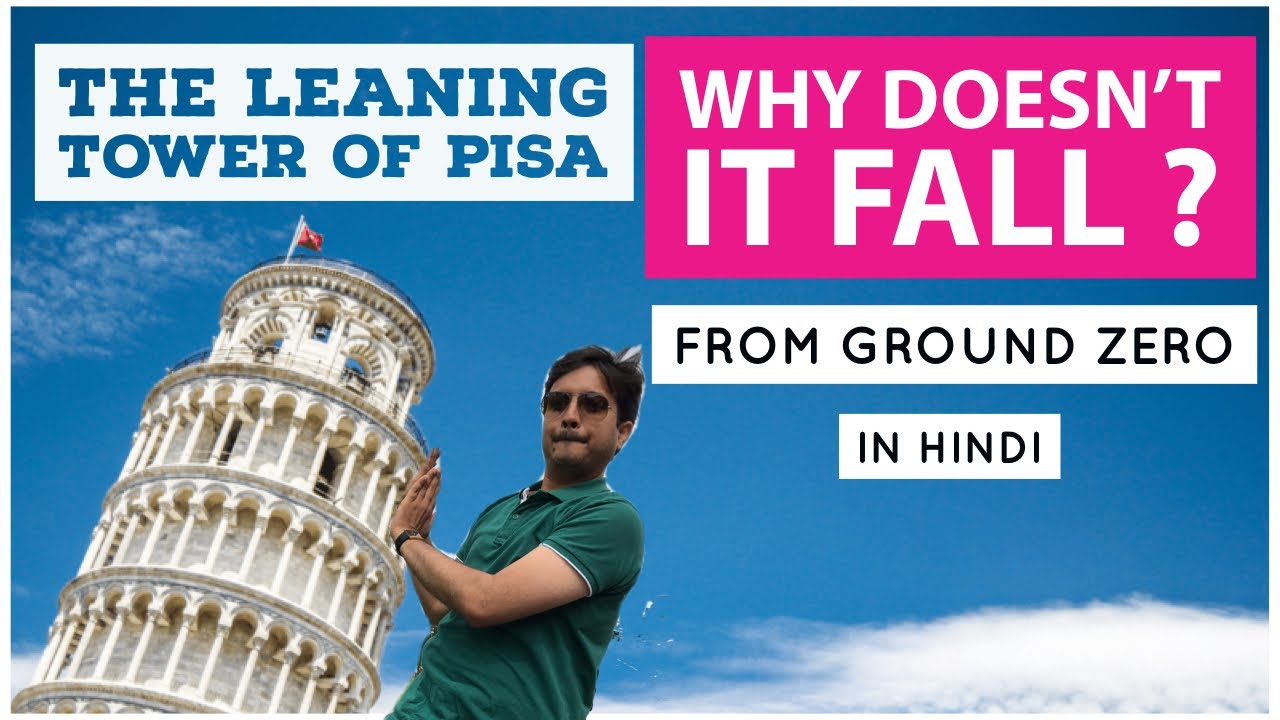 A duo embarks on a visit to Leaning tower of Pisa.