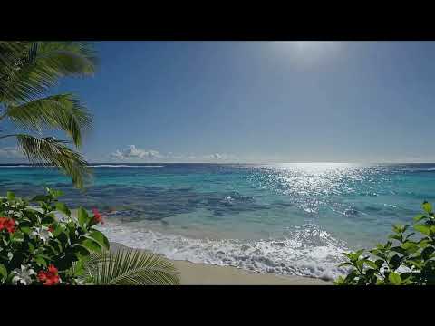 Deep Sleep 💤 Lanikai Beach, Oʻahu Pacific Vibe Ocean Sounds | Study • Focus | 4h • 4K UHD 🌴