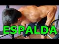RUTINA DE ESPALDA - Ejercicios de espalda con mancuernas