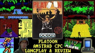 [AMSTRAD CPC] Platoon - Longplay & Review
