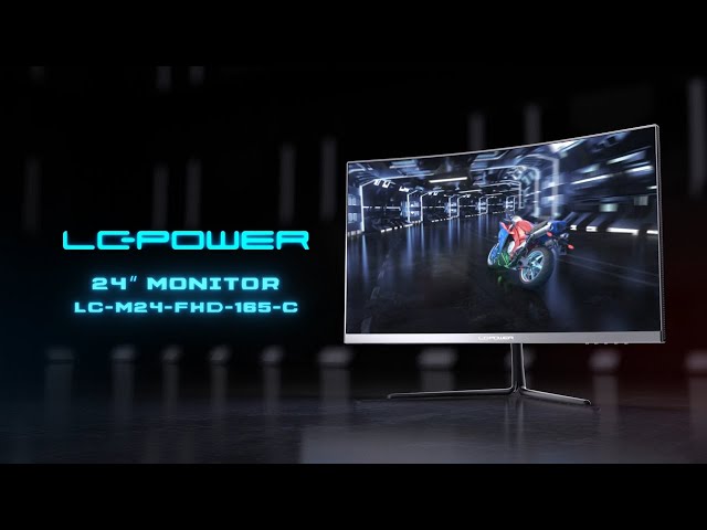 Màn hình LC Power LC-M24-FHD-165-C (màu đen, Red LED illumination)