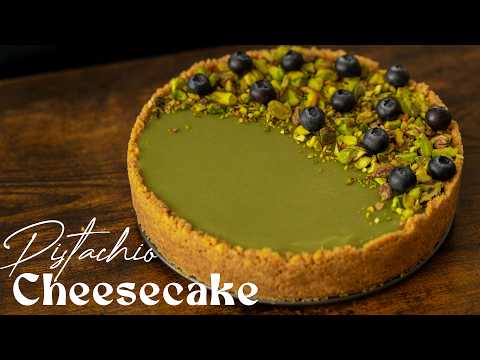How I Made The Creamiest Pistachio Cheesecake Ever!