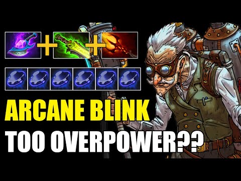 This Arcane Blink is Too OP for Tinker | Patch 7.28 | Tinker Dota 2 Gameplay