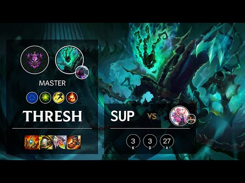 Thresh Support vs Seraphine - EUW Master Patch 11.10