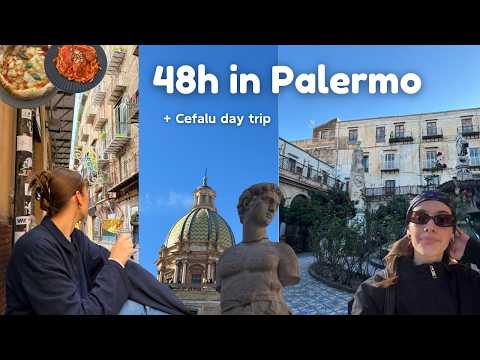 palermo vlog | flea market, best food spots & a day trip to cefalù