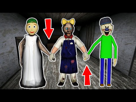 Granny vs Baldi vs Ice Scream - funny horror animation (31-40 part. all series in a row)