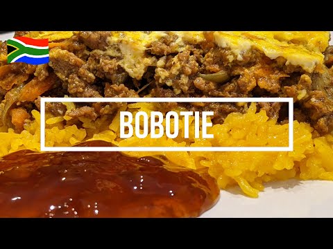 Traditional South African Bobotie at home!