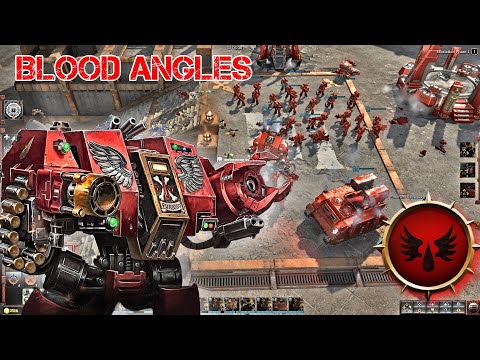 BLOOD ANGELS & IMPERIAL FISTS vs ELDAR | Massive 2v2 Battle Gameplay | Warhammer 40k Dawn of War 3