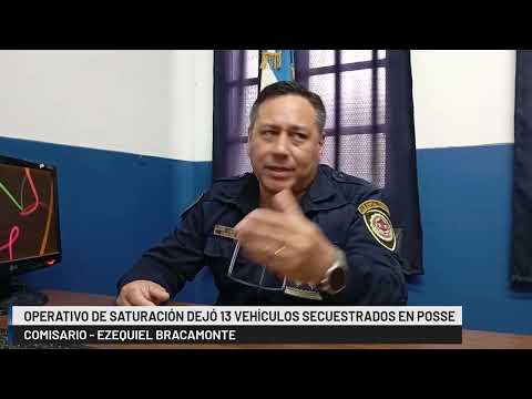 Secuestran 12 motos y una pick-up en operativo en Posse