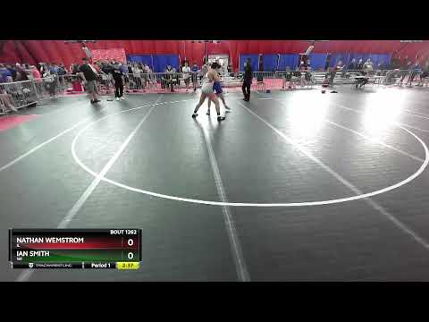 195 Lbs 3rd Place Match - Nathan Wemstrom, IL Vs Ian Smith, WI 88bb