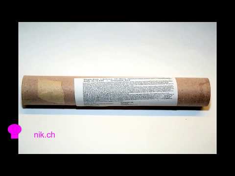 Single Shot 30mm Crossette Red _ Hirt Fireworks AG