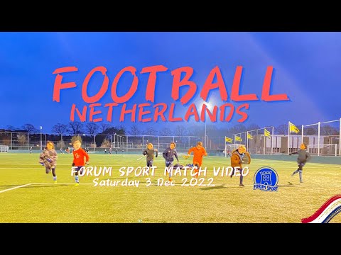 【オランダサッカー挑戦・日本人8歳 】Forum Sport J09-2 Match Film ( 03 Dec 2022 )