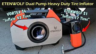 ETENWOLF Dual Pump Heavy Duty Tire Inflator | VORTEX S6 | ETENWOLF S1
