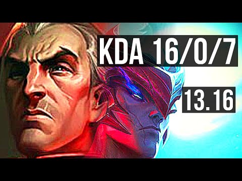 SWAIN vs YONE (MID) | 16/0/7, Legendary, 1700+ games, 6 solo kills | EUW Grandmaster | 13.16