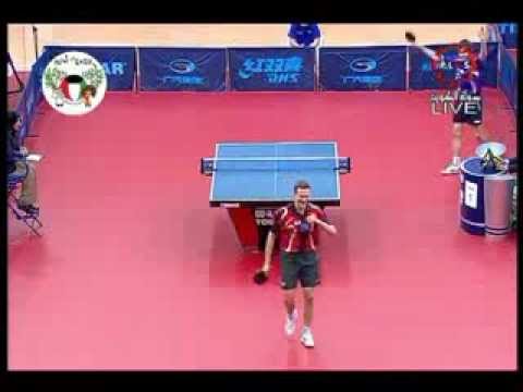 Quentin Robinot Kiryl Barabanov, table tennis trick shot 2013
