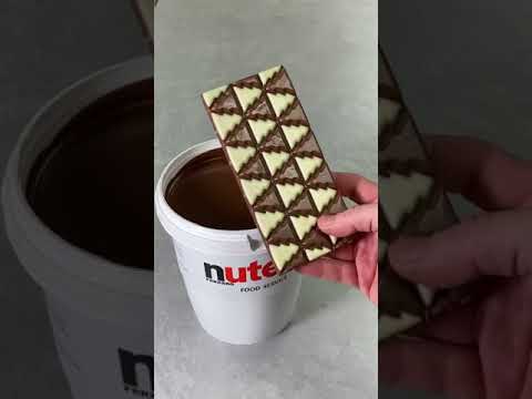 Cadbury Dairy Milk Winter Wonderland Chocolate Bar Dipped In nutella