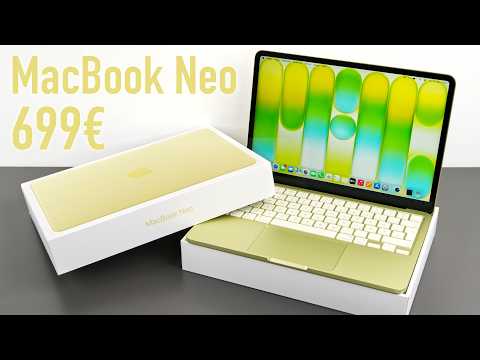 MacBook Neo - Unboxing, erster Test & bisheriger Eindruck