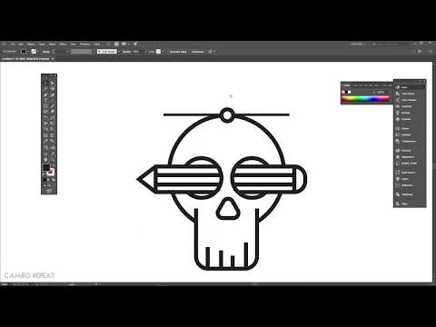 How To Make monogram logo design illustrator LOGO DESIGN TUTORIAL